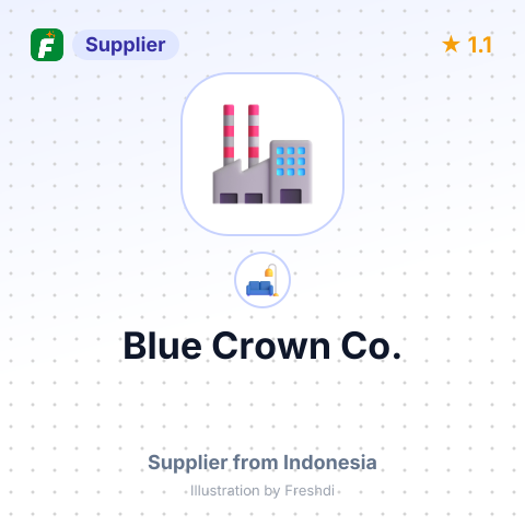 Blue Crown Co. – summary card, no photo uploaded yet