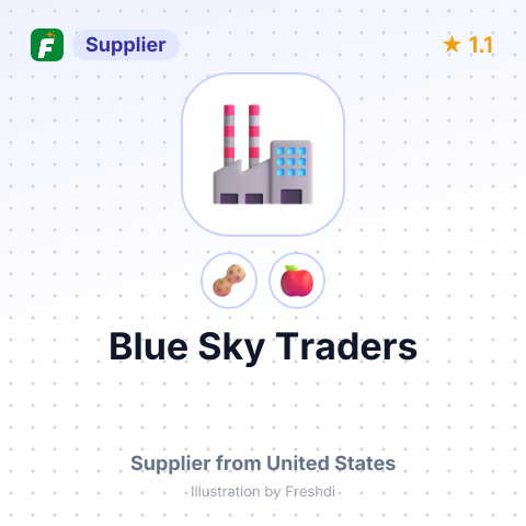 Blue Sky Traders  – summary card, no photo uploaded yet