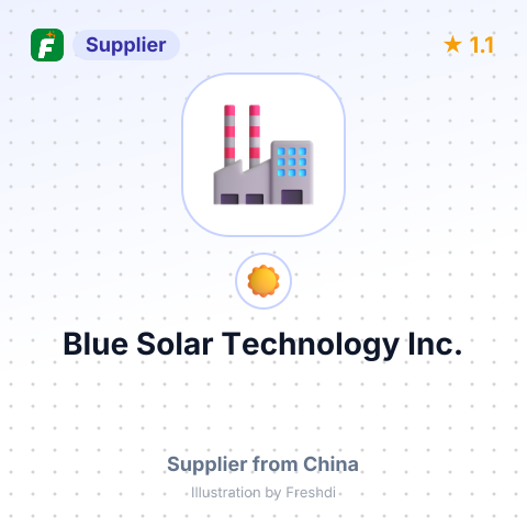 Blue Solar Technology Inc. – summary card, no photo uploaded yet