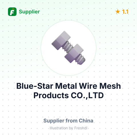 Blue-Star Metal Wire Mesh Products CO.,LTD – summary card, no photo uploaded yet