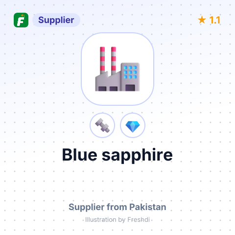 Blue sapphire – summary card, no photo uploaded yet