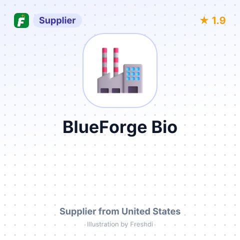 BlueForge Bio – summary card, no photo uploaded yet