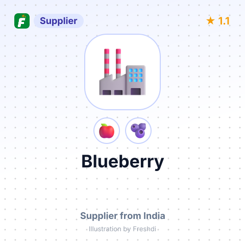 Blueberry  – summary card, no photo uploaded yet