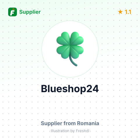 Blueshop24  – summary card, no photo uploaded yet