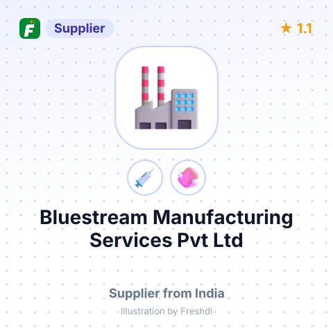 Bluestream Manufacturing Services Pvt Ltd – summary card, no photo uploaded yet