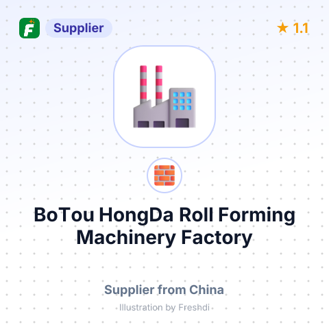 BoTou HongDa Roll Forming Machinery Factory – summary card, no photo uploaded yet