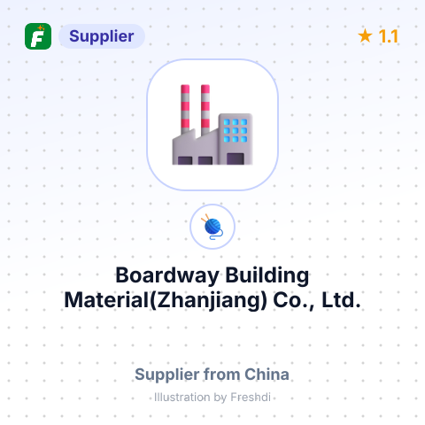 Boardway Building Material(Zhanjiang) Co., Ltd. – summary card, no photo uploaded yet