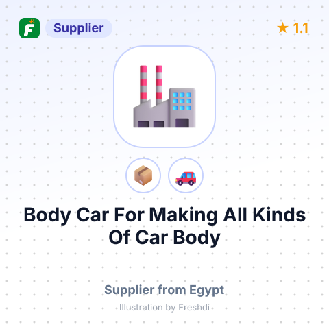 Body Car For Making All Kinds Of Car Body – summary card, no photo uploaded yet