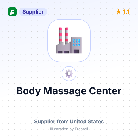 Body Massage Center – summary card, no photo uploaded yet