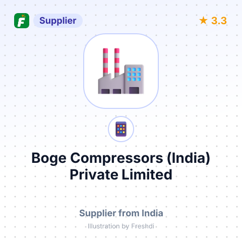 Boge Compressors (India) Private Limited – summary card, no photo uploaded yet