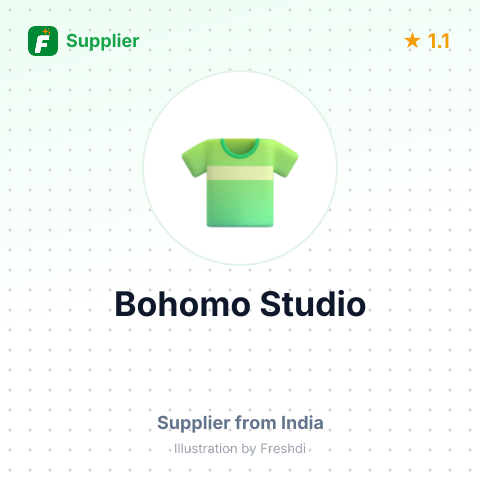 Bohomo Studio  – summary card, no photo uploaded yet