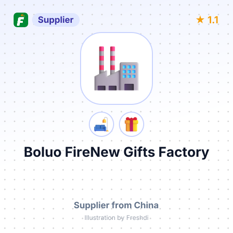 Boluo FireNew Gifts Factory – summary card, no photo uploaded yet
