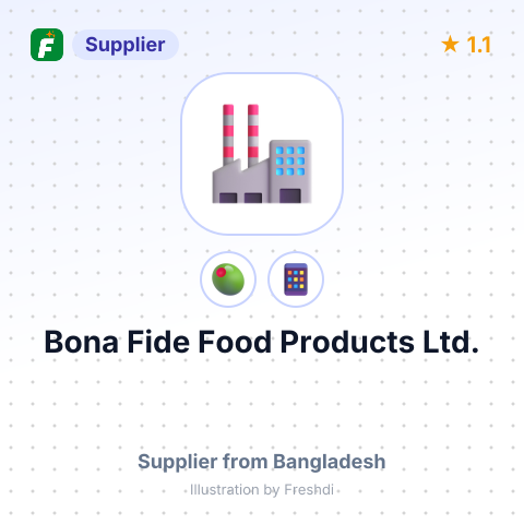 Bona Fide Food Products Ltd.  – summary card, no photo uploaded yet