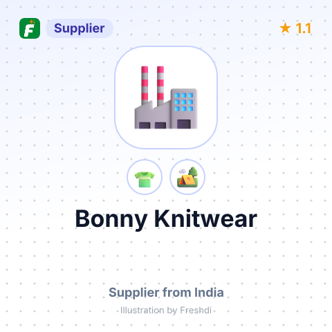 Bonny Knitwear – summary card, no photo uploaded yet