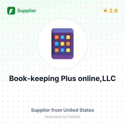 Book-keeping Plus online,LLC – summary card, no photo uploaded yet