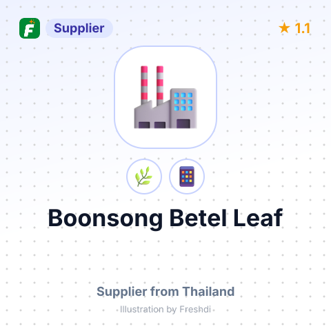 Boonsong Betel Leaf  – summary card, no photo uploaded yet