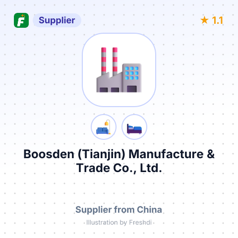 Boosden (Tianjin) Manufacture & Trade Co., Ltd. – summary card, no photo uploaded yet