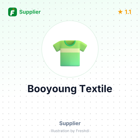 Booyoung Textile – summary card, no photo uploaded yet