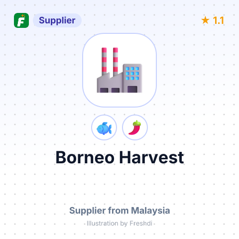 Borneo Harvest  – summary card, no photo uploaded yet