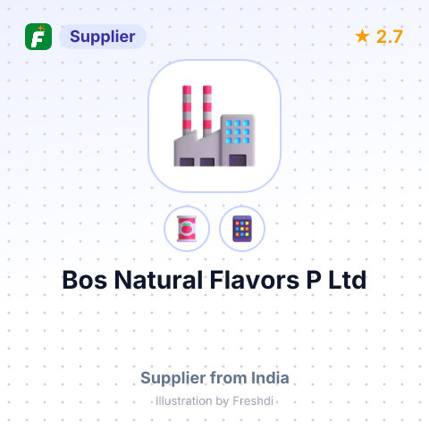 Bos Natural Flavors P Ltd – summary card, no photo uploaded yet