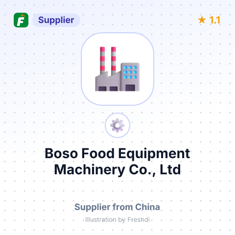 Boso Food Equipment Machinery Co., Ltd – summary card, no photo uploaded yet