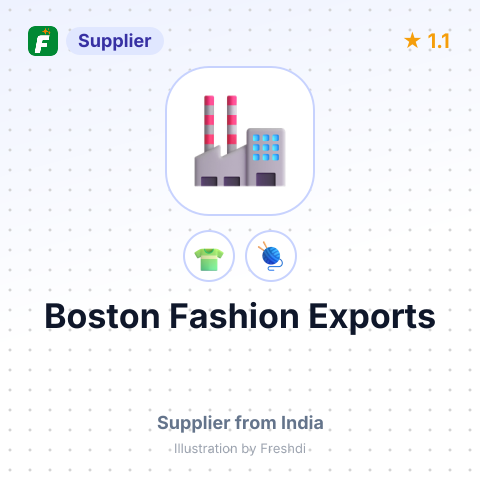 Boston Fashion Exports  – summary card, no photo uploaded yet