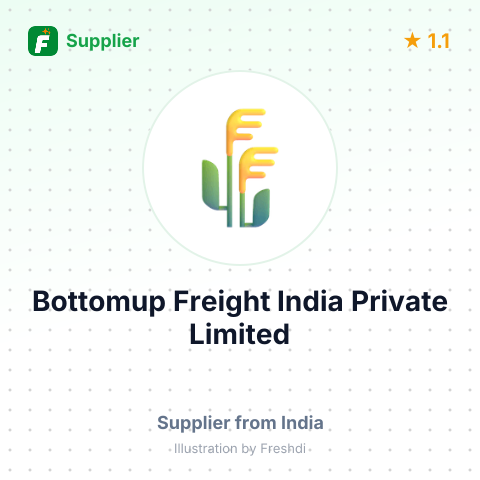 Bottomup Freight India Private Limited  – summary card, no photo uploaded yet
