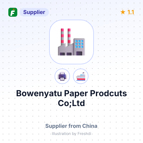 Bowenyatu Paper Prodcuts Co;Ltd – summary card, no photo uploaded yet
