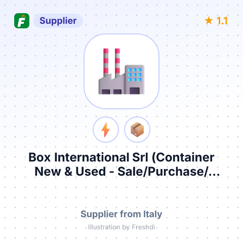 Box International Srl (Container New & Used - Sale/Purchase/Rental) – summary card, no photo uploaded yet