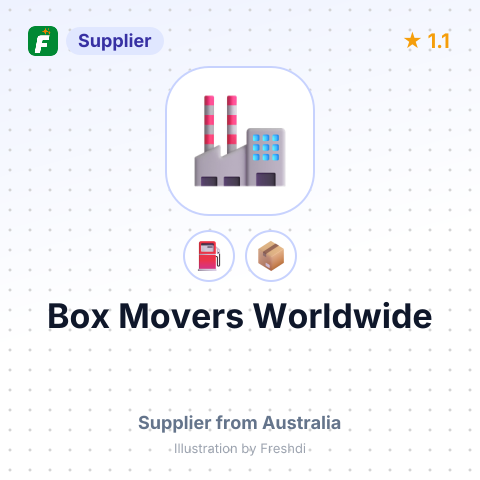 Box Movers Worldwide – summary card, no photo uploaded yet
