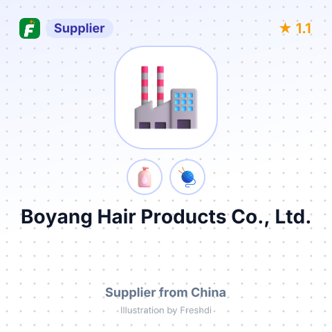Boyang Hair Products Co., Ltd. – summary card, no photo uploaded yet