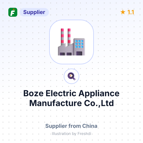 Boze Electric Appliance Manufacture Co.,Ltd – summary card, no photo uploaded yet