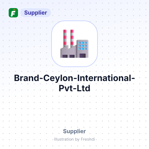 Brand Ceylon International Pvt Ltd  – summary card, no photo uploaded yet