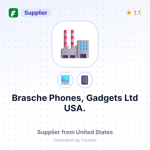 Brasche Phones, Gadgets Ltd USA. – summary card, no photo uploaded yet