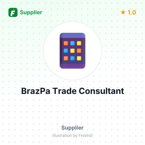 BrazPa Trade Consultant – summary card, no photo uploaded yet