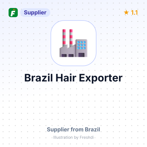 Brazil Hair Exporter – summary card, no photo uploaded yet