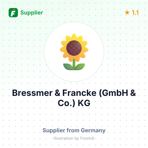 Bressmer & Francke (GmbH & Co.) KG – summary card, no photo uploaded yet
