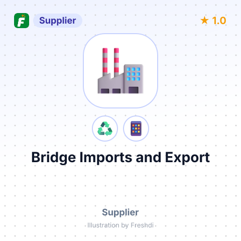 Bridge Imports and Export – summary card, no photo uploaded yet