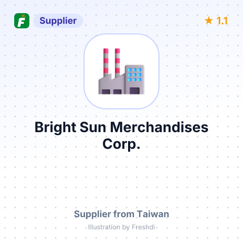 Bright Sun Merchandises Corp. – summary card, no photo uploaded yet