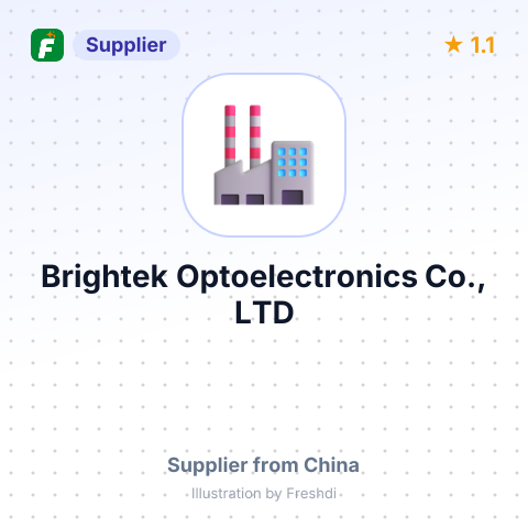 Brightek Optoelectronics Co., LTD – summary card, no photo uploaded yet