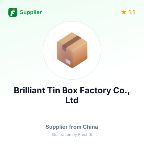 Brilliant Tin Box Factory Co., Ltd – summary card, no photo uploaded yet