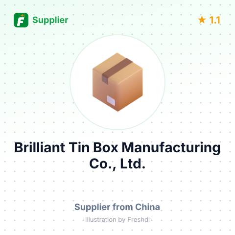Brilliant Tin Box Manufacturing Co., Ltd. – summary card, no photo uploaded yet