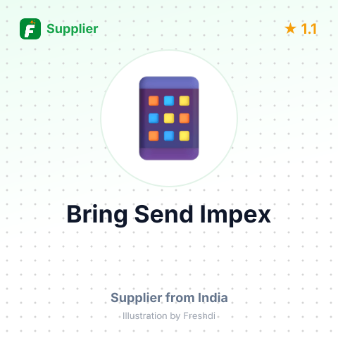 Bring Send Impex – summary card, no photo uploaded yet