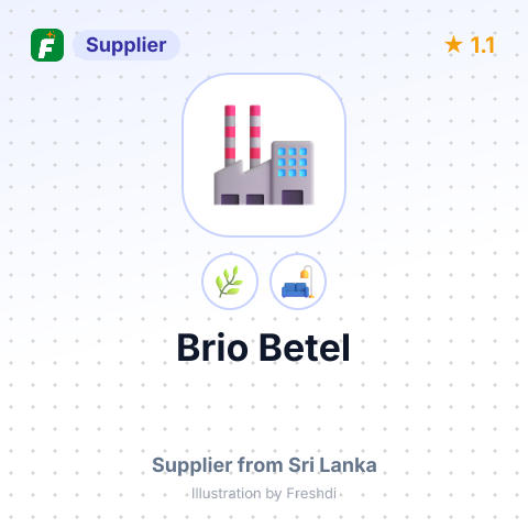 Brio Betel  – summary card, no photo uploaded yet