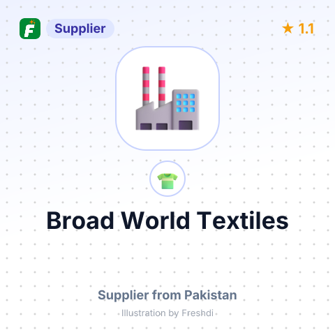 Broad World Textiles – summary card, no photo uploaded yet