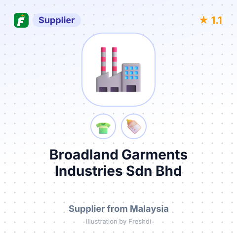 Broadland Garments Industries Sdn Bhd – summary card, no photo uploaded yet