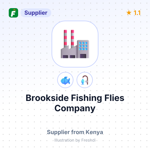 Brookside Fishing Flies Company – summary card, no photo uploaded yet