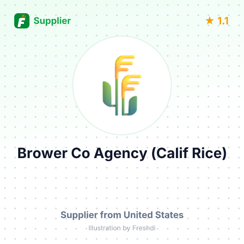 Brower Co Agency (Calif Rice) – summary card, no photo uploaded yet