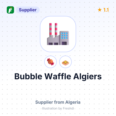Bubble Waffle Algiers – summary card, no photo uploaded yet