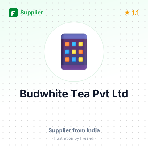 Budwhite Tea Pvt Ltd  – summary card, no photo uploaded yet